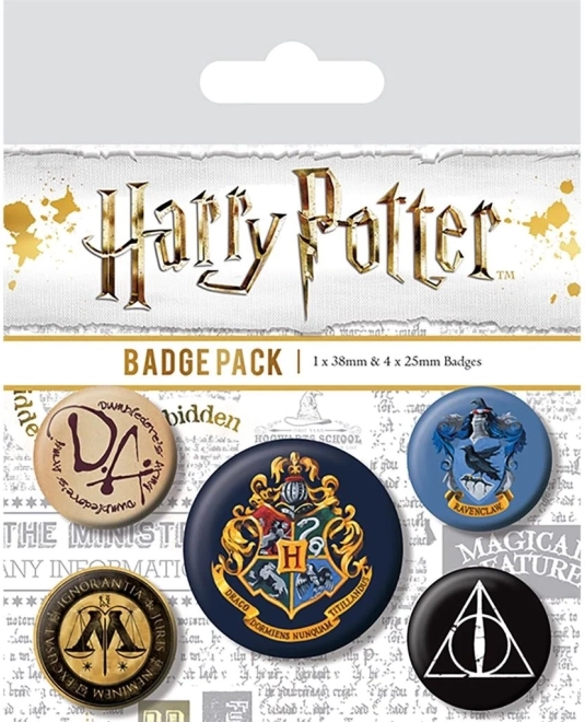 Set insigne Harry Potter Hogwarts
