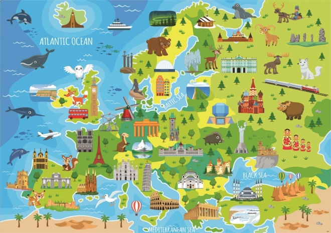Educa puzzle Harta Europei 150 de piese
