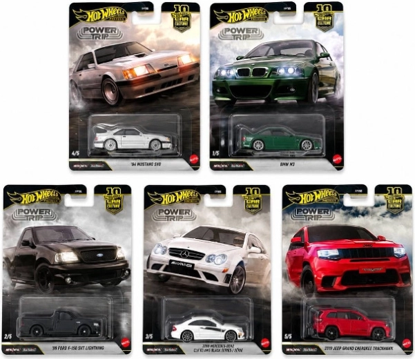 Mașinuță de colecție Hot Wheels Premium Power Trip (variantă mix) - 1 bucată