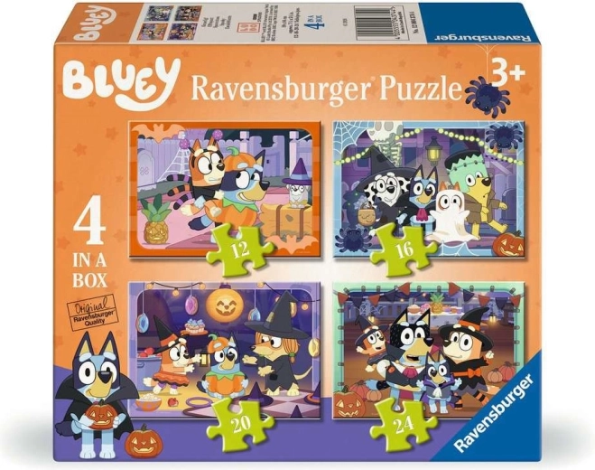 Puzzle Ravensburger Bluey Halloween 4în1 (12, 16, 20, 24 piese)
