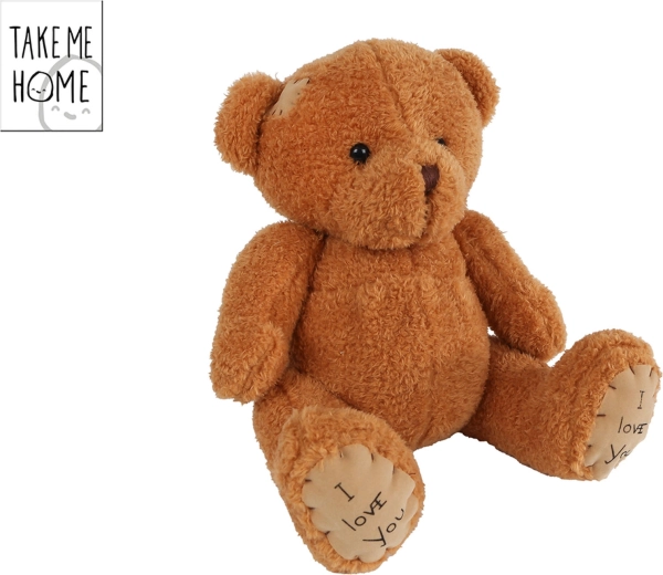Ursuleț de pluș șezând Take Me Home 25 cm