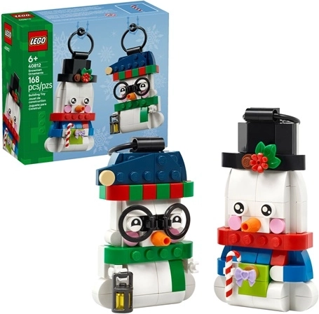 LEGO Iconic ornamente cu oameni de zăpadă