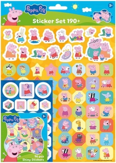 Set de autocolante 190+ Purcelușa Peppa