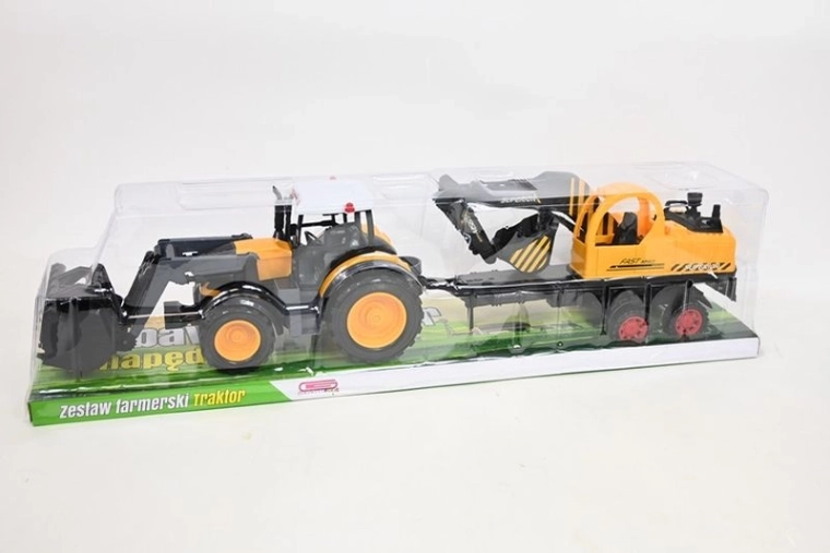 Tractor cu utilaj de construcții