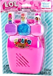 Set de manichiură L.O.L. pentru copii cu uscător cu baterii