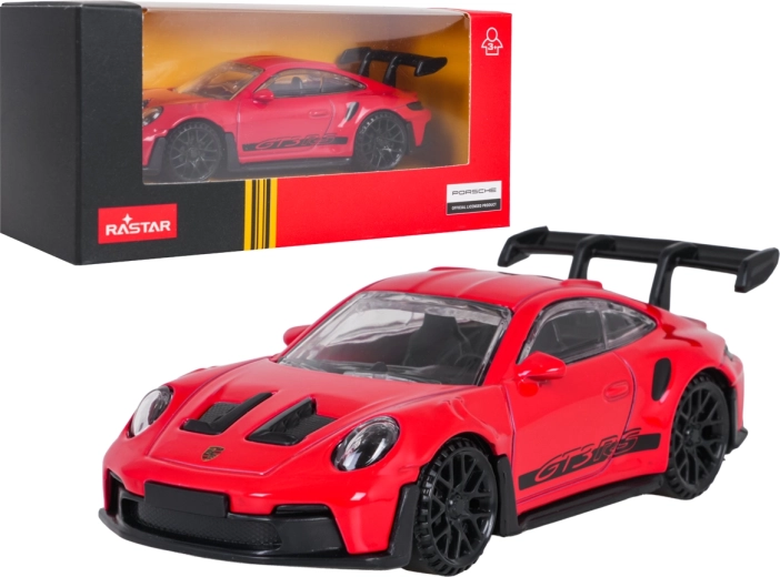 Model metalic Porsche 911 GT3 RS RASTAR la scara 1:43, roșu