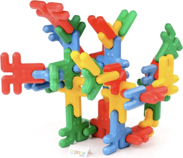 Seturi mari de construcție spațială Domino – set mic cu 24 de piese