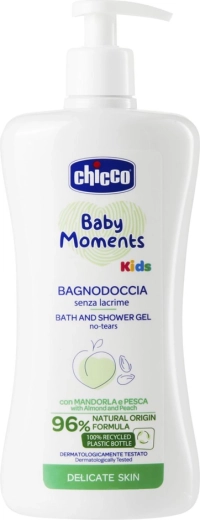 Chicco gel de duș Baby Moments Kids 500 ml pentru copii de la 12 luni