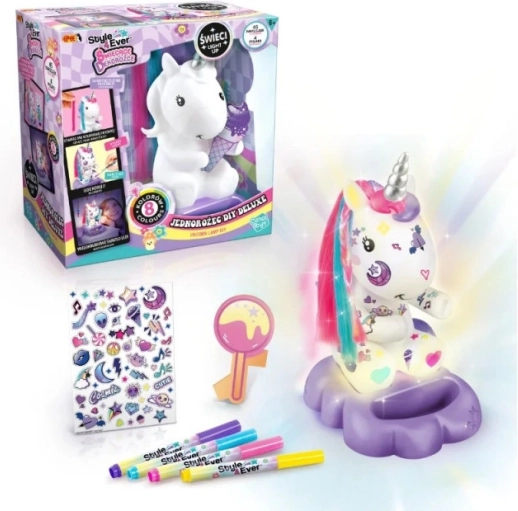 Set de decorațiuni luminoase - DIY Unicorn Deluxe