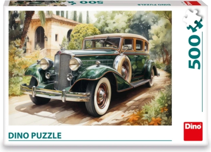 Puzzle Dino Rolls-Royce verde, 500 de piese