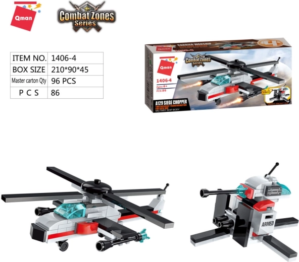 Portavion Qman – elicopter A129 Siegge 2în1
