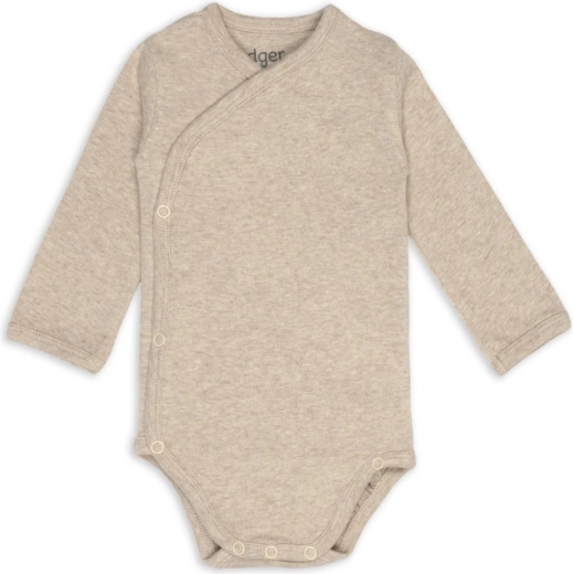 Body înfășurat Lodger cu mânecă lungă melange beige, măr. 62