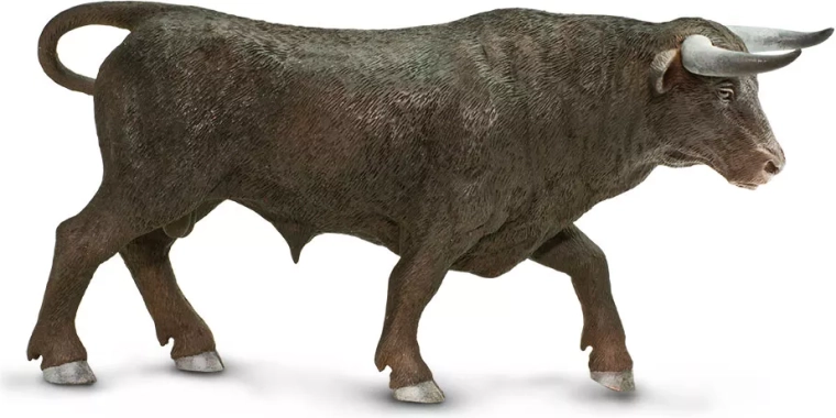 Figurină taur negru Safari Ltd. - 1 bucată