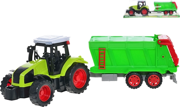 Tractor cu remorcă cu inerție 36 cm
