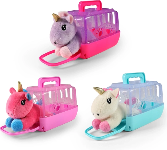 Transportor portabil cu unicorn de pluș