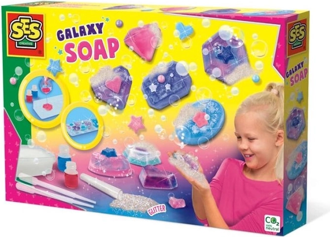SES Creative Galaxy Soap – set creativ pentru realizarea săpunurilor