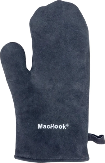 mănuși pentru șemineu din piele de vită cu căptușeală din flanelă