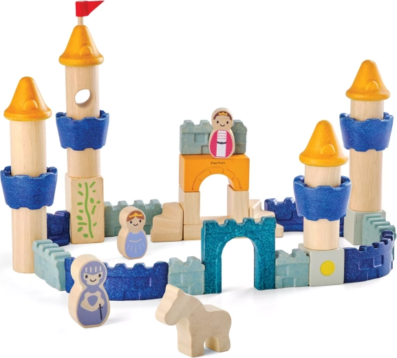 PlanToys set de construcție castel (40 de piese)