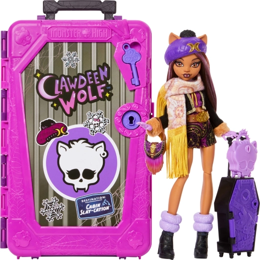 Păpușa Monster High Clawdeen Wolf – vacanță înfricoșătoare cu surprize