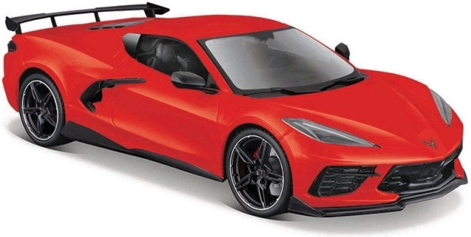 Model asamblat Chevrolet Corvette 1/24 roșu