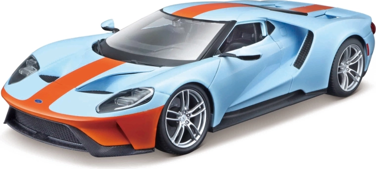 Maisto 2017 Ford GT albastru-portocaliu 1:18