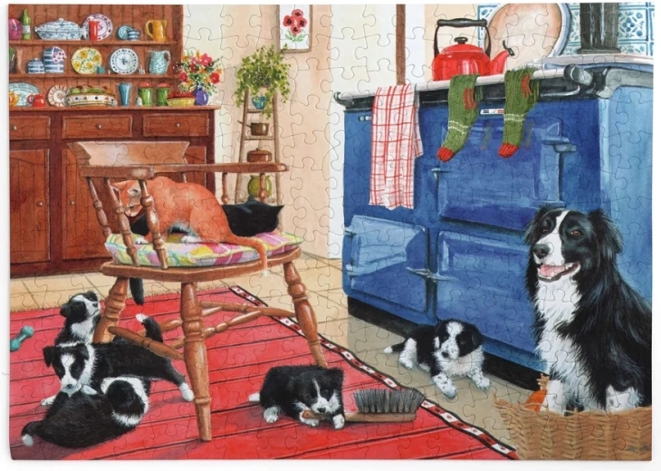House of Puzzles Animale de companie – puzzle cu 250 de piese mari