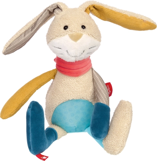 Iepuraș patchwork Sigikid – primul pluș de alint 31 cm