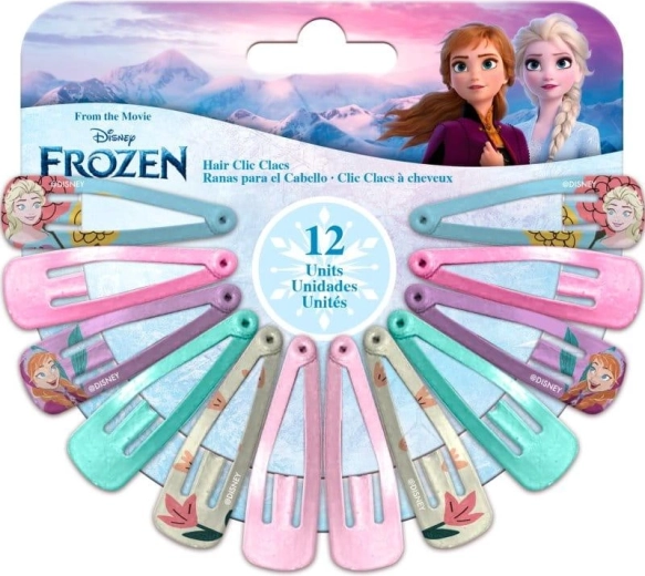 Set de agrafe de păr Frozen (12 buc.)