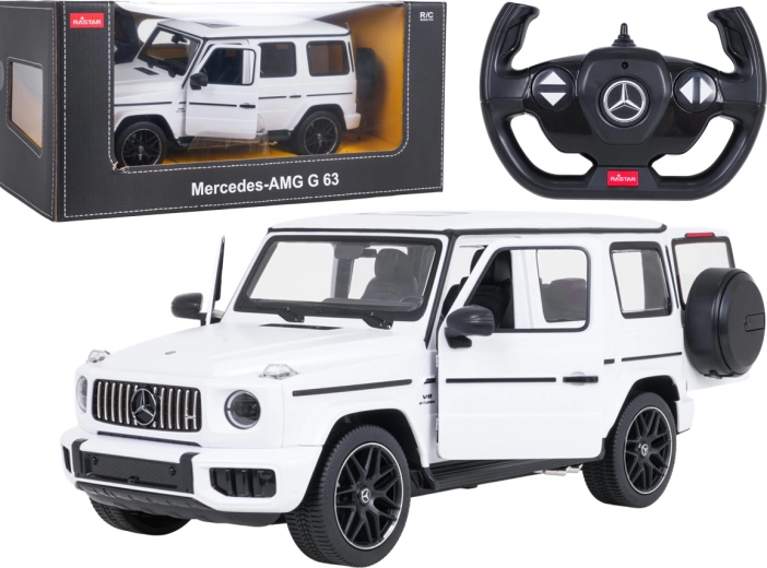 Mașină Mercedes-AMG G 63 RASTAR cu telecomandă, neagră, 1:14