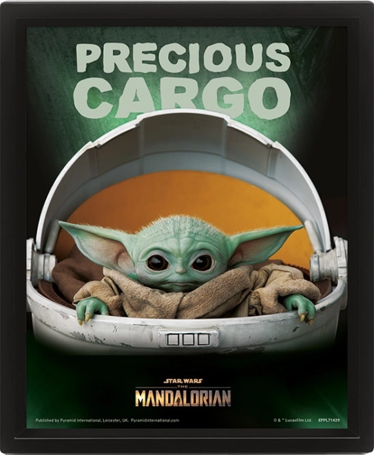 Tablou 3D STAR WARS: The Mandalorian – Precious Cargo