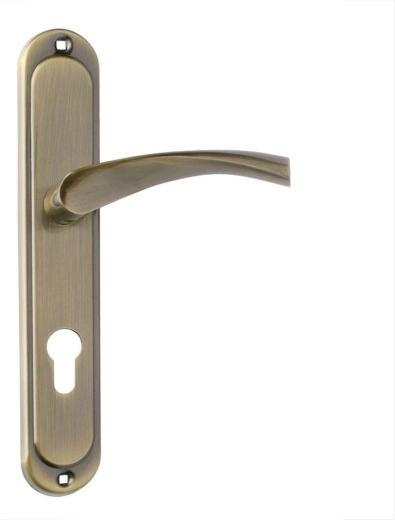 Feronerie pentru uși ATENA cu cilindru 72, patină