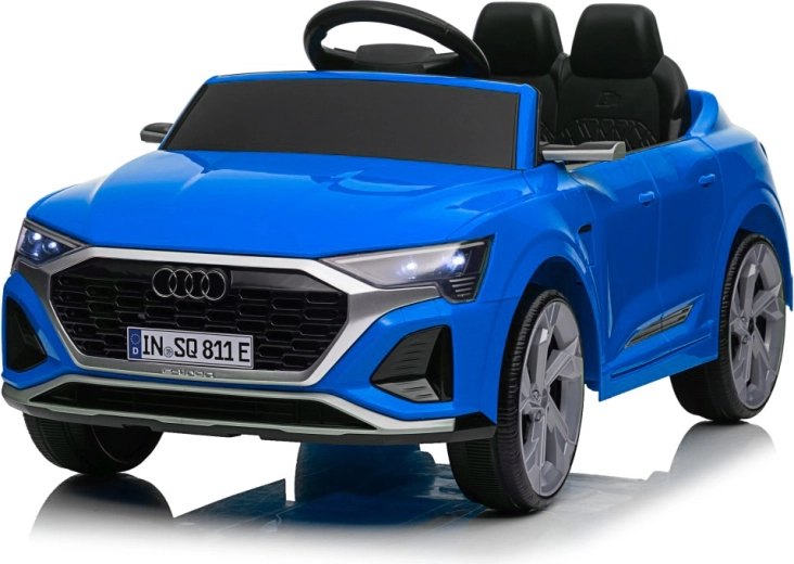 Mașinuță electrică pentru copii Audi SQ8 albastră