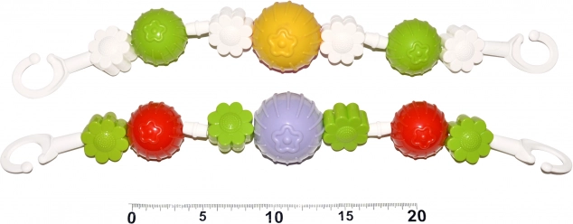 Lanț pentru cărucior flori și bile