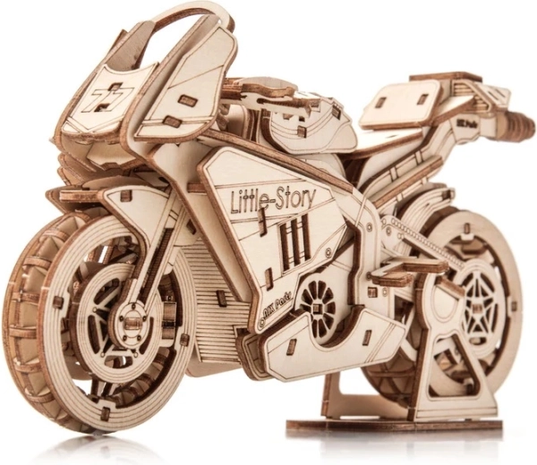 Little Story puzzle 3D din lemn motocicletă Grand Prix