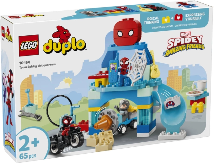 LEGO DUPLO Marvel Ascunzătoarea echipei Spidey