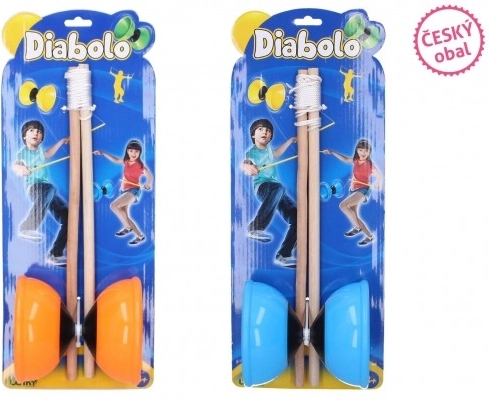 Set Mare Diabolo Plastic/ Lemn pentru Copii