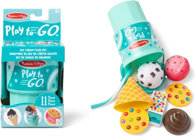 Melissa & Doug mini gelaterie de călătorie