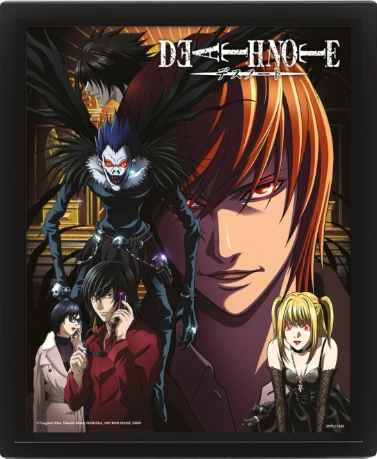 Tablou 3D cu efect lenticular DEATH NOTE