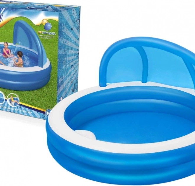 Piscină gonflabilă cu baldachin 185 x 180 x 53 cm Bestway