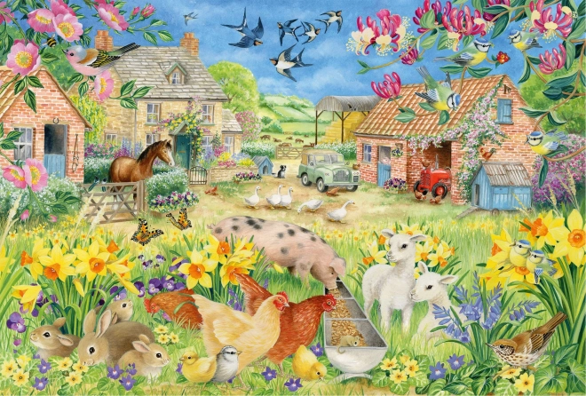 Puzzle Micul meu sătuc 60 piese SCHMIDT