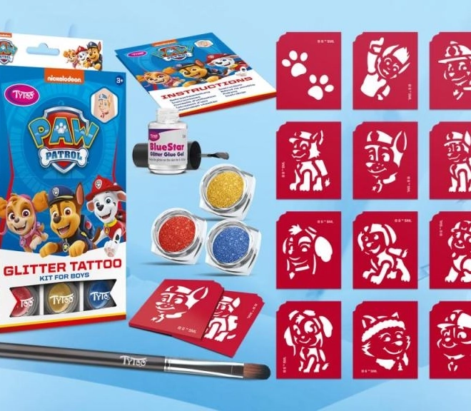 Set de tatuaje Patrula Cățelușilor pentru băieți