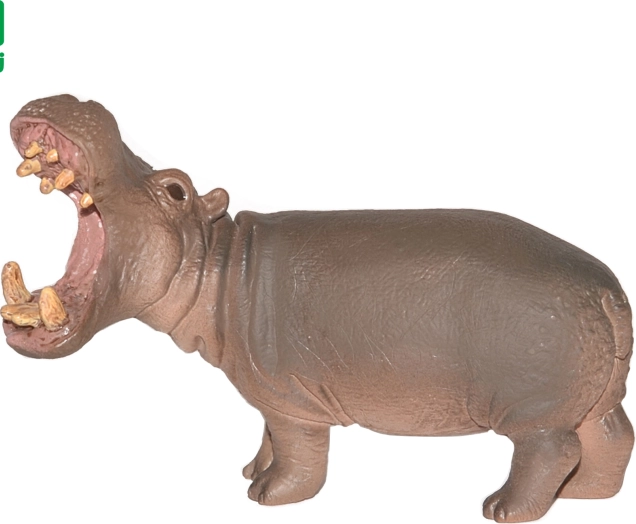 Figurină hipopotam 10 cm