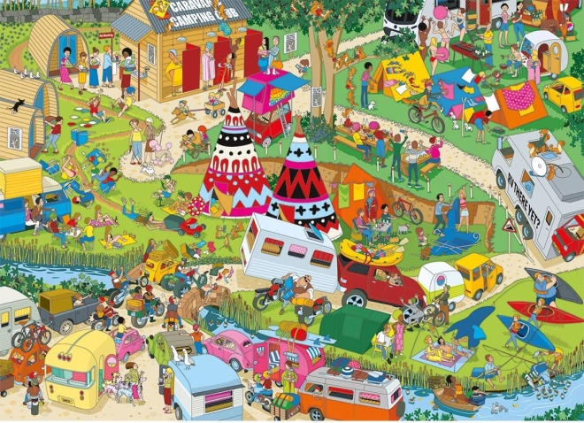 Puzzle Jokesaws Kemp Capers 1000 piese de la Gibsons