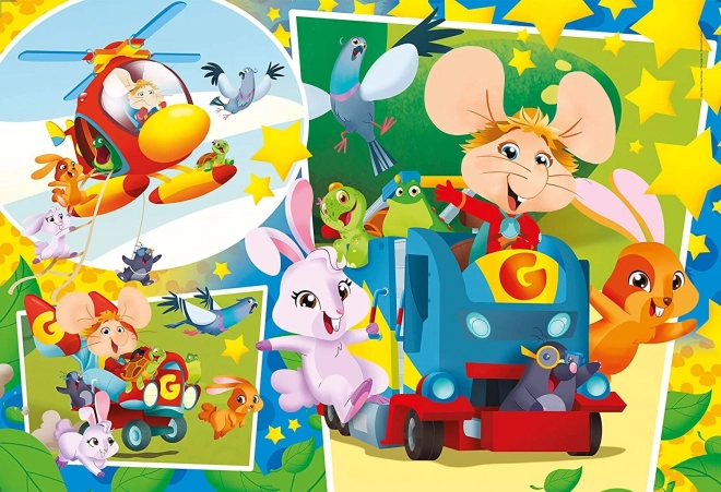 Puzzle Șoricelul Gigio Maxi 104 piese