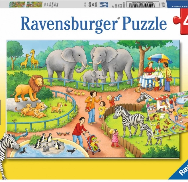 Puzzle Ziua la Zoo 2x24