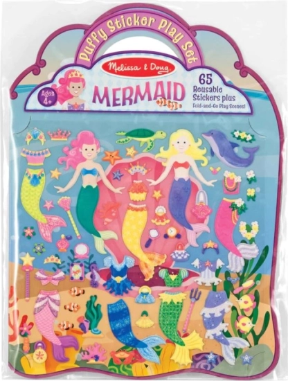 autocolante din spumă reutilizabile cu zâne marine MELISSA & DOUG