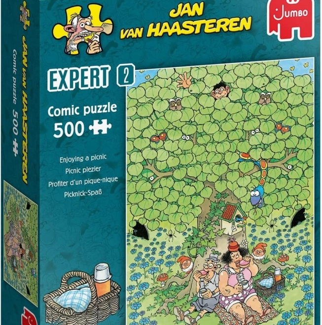 Puzzle JUMBO Jan van Haasteren Expert 2: Plăcerea picnic-ului 500 piese