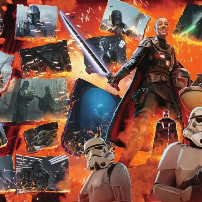 Puzzle Star Wars răufăcători Moff Gideon 1000 piese