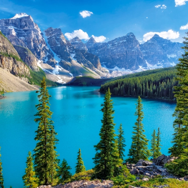 Puzzle 500 piese Lacul Moraine Canada