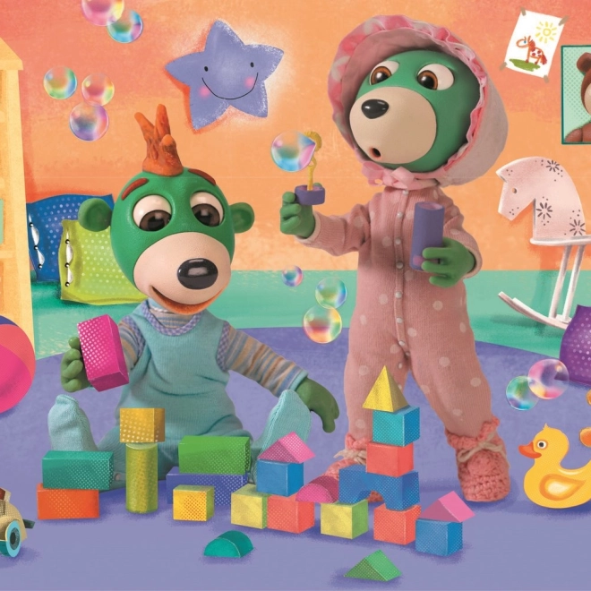 Puzzle Noapte Bună, Treflícii Lumea Veselă a Copiilor MAXI
